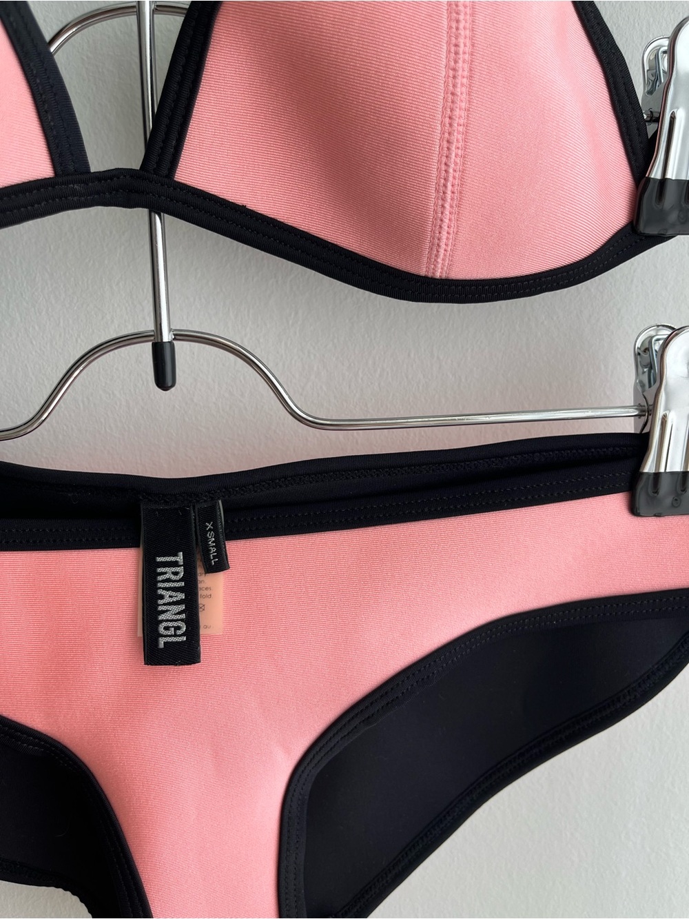 triangl swimwear Pink & Black Bikini Set - Women's Swimwear